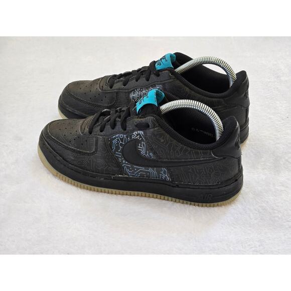 Space Jam x Force 1 GS 'Computer Chip' Nike , Sneakers , youth Size 5.5Y - Picture 1 of 10